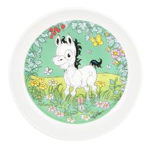 Lena Furberg Bandit the Pony On the Meadow Plate