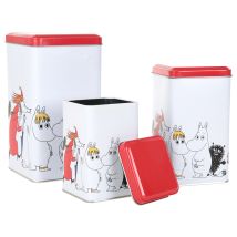 Moomin Characters Square Tins (Set of 3)