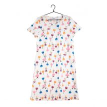 Moomin Tulips Nightgown Short-sleeve off-white