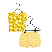 Moomin Camomile Shorts Set yellow