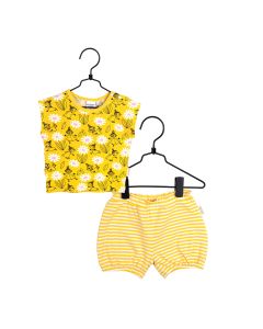 Moomin Camomile Shorts Set yellow